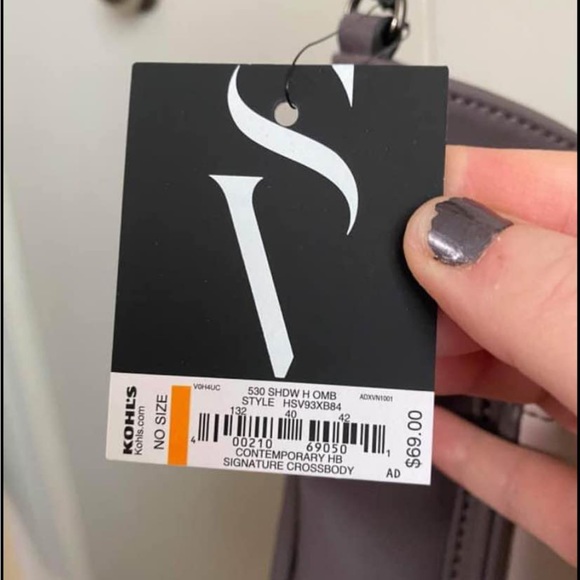 BNWT Simply Vera Vera Wang grey ombré purse - Picture 5 of 5